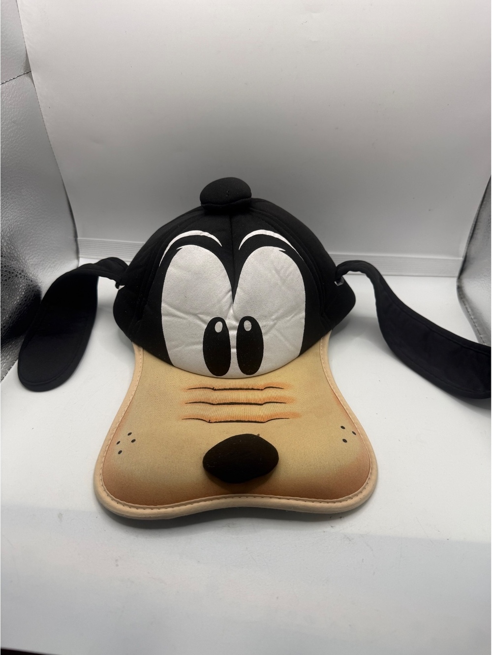 Disney Goofy Character Hat Long Floppy Ears 3D Nose One Size